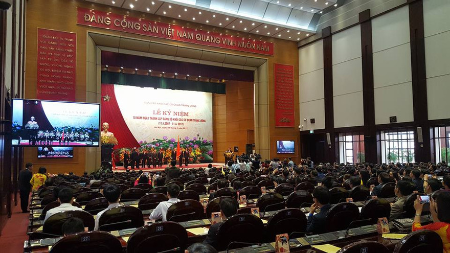 Sáng 9/4, Đảng bộ Khối các cơ quan Trung ương đã kỷ niệm 10 năm thành lập