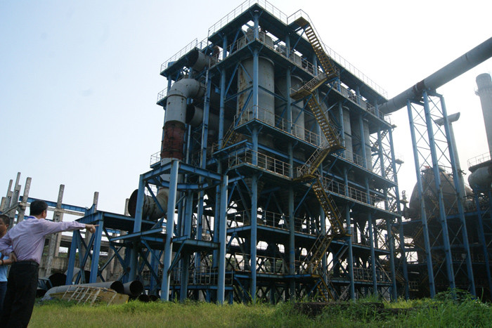 'Cánh chim đầu đàn' gang thép bị kéo sập vì dự án mở rộng giai đoạn 2. Ảnh: Phạm Thanh.