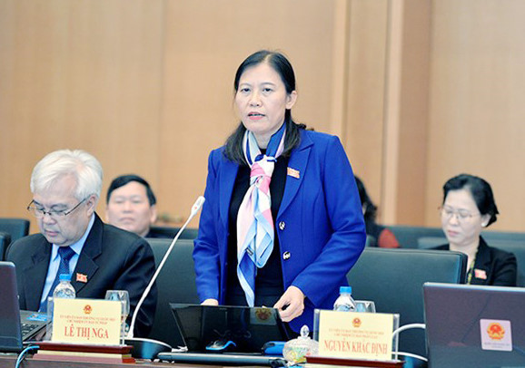 Chủ nhiệm Uỷ ban Tư pháp Lê Thị Nga