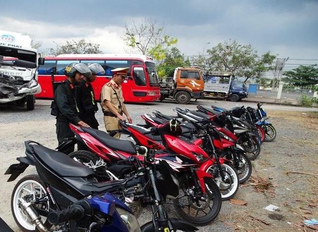 Các phương tiện bị tạm giữ