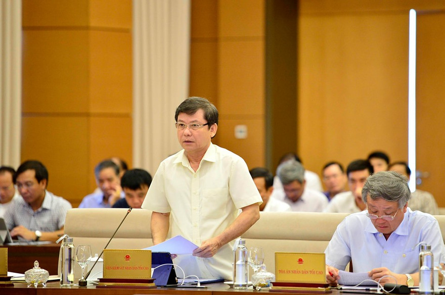 Viện trưởng VKSND Tối cao Lê Minh Trí. Ảnh Như Ý