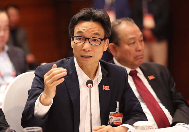 Phó Thủ tướng Vũ Đức Đam. ẢNH NHƯ Ý