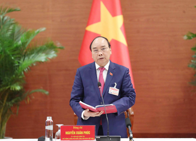 Thủ tướng chủ trì phiên họp thường trực Chính phủ về phòng chống dịch COVID-19. ẢNH NHƯ Ý