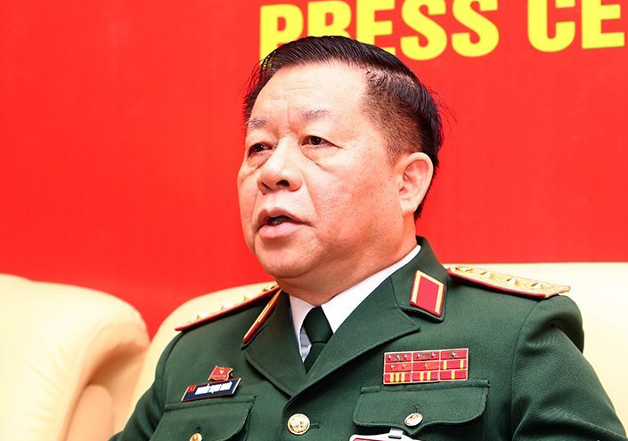 Thượng tướng Nguyễn Trọng Nghĩa, Ủy viên Trung ương Đảng, Phó chủ nhiệm Tổng cục Chính trị. ẢNH NHƯ Ý