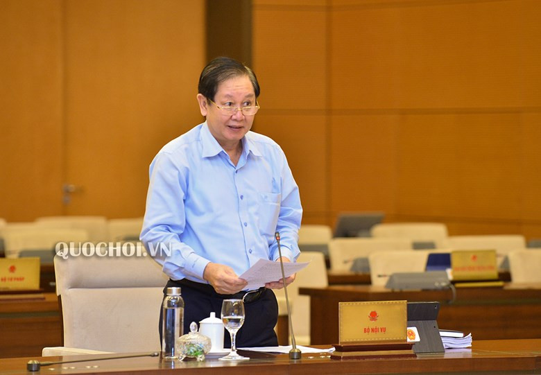 Bộ trưởng Bộ Nội vụ Lê Vĩnh Tân