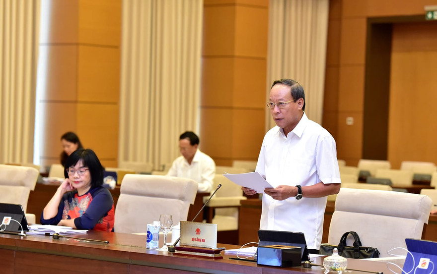 Thứ trưởng Bộ Công an Lê Quý Vương. Ảnh Như Ý