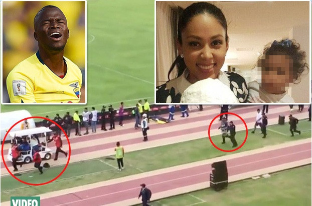 Enner Valencia có màn rượt đuổi bi hài trong SVĐ cùng cảnh sát.