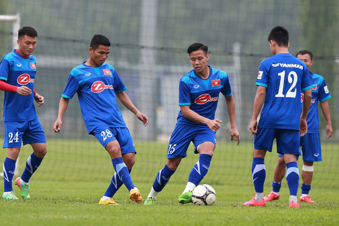 ĐT Việt Nam chỉ tập nhẹ vào chiều 21/11.