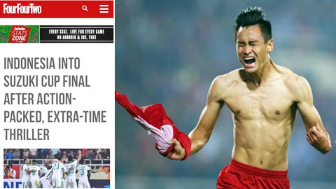 Báo Indonesia nể phục ý chí của ĐT Việt Nam.