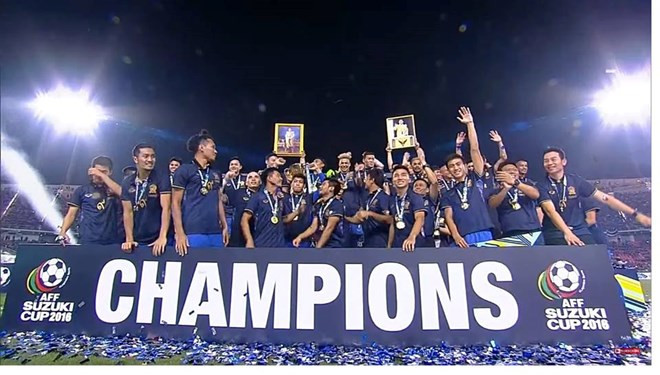 Người Thái lần thứ 5 lên ngôi vô địch Đông Nam Á