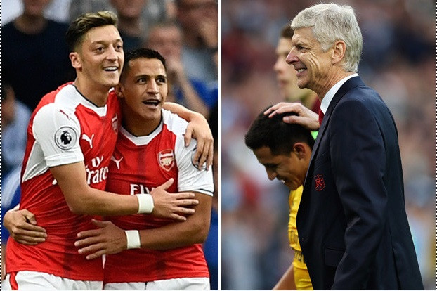 Alexis Sanchez và Mesut Ozil đều đòi hỏi mức lương 250.000 bảng/tuần.