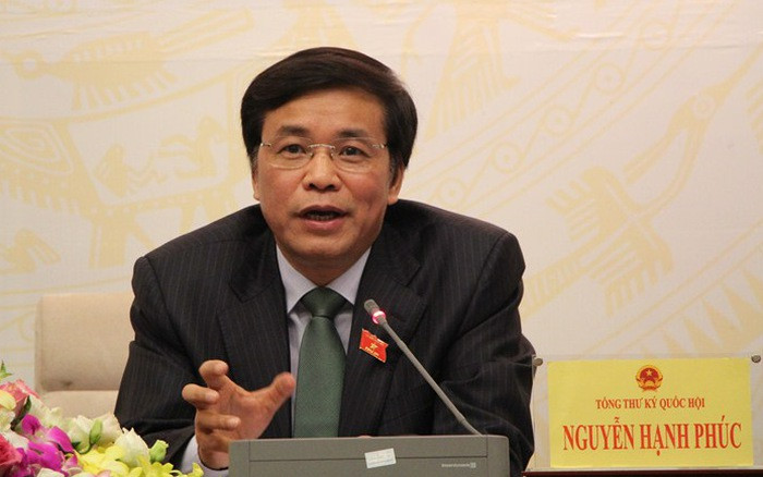 Tổng Thư ký Quốc hội Nguyễn Hạnh Phúc