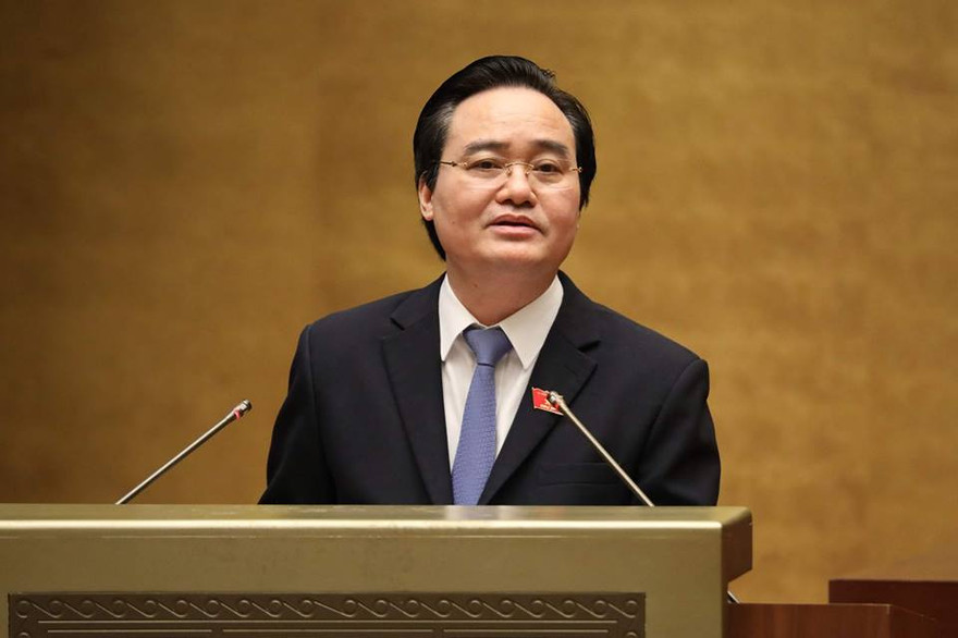 Bộ trưởng GD&ĐT Phùng Xuân Nhạ. Ảnh Như Ý