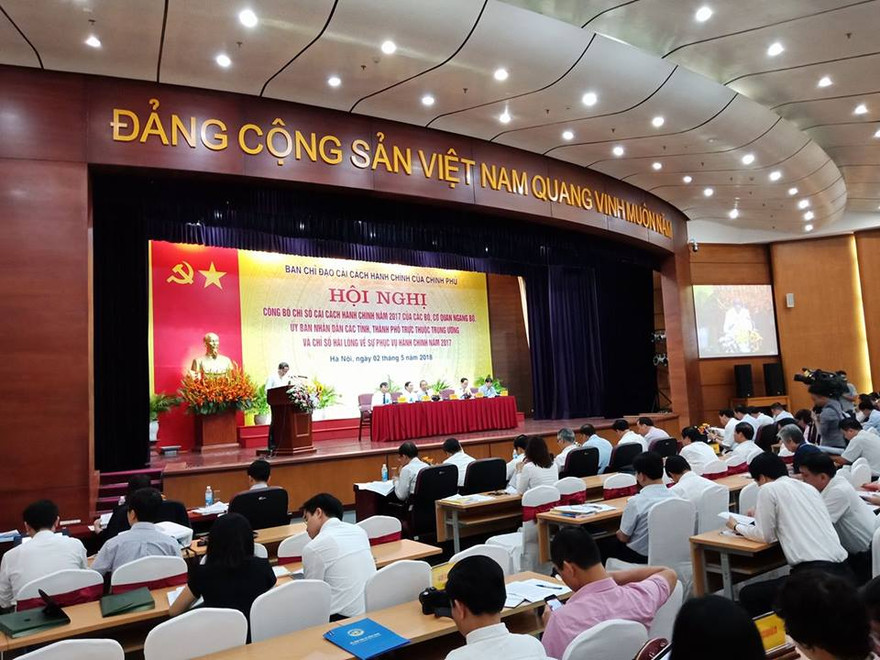 Công bố xếp hạng chỉ số cải cách hành chính năm 2017