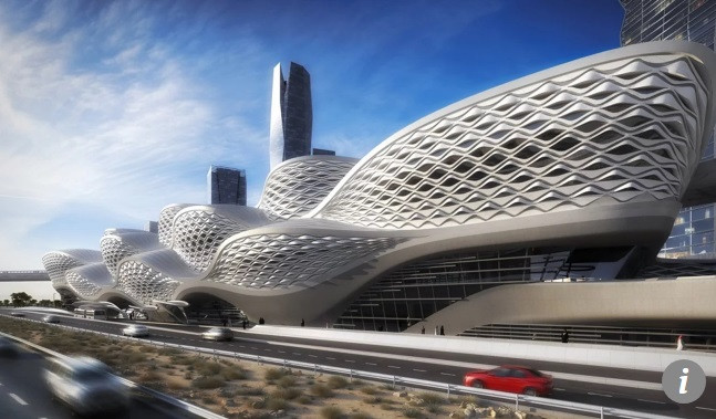 Sân bay quốc tế mới của Bắc Kinh có hình chim đại bàng sải cánh.