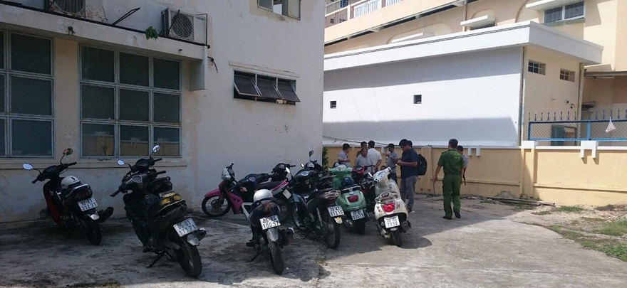 Thi thể của cháu K đã được đưa về nhà tang lễ thành phố Nha Trang