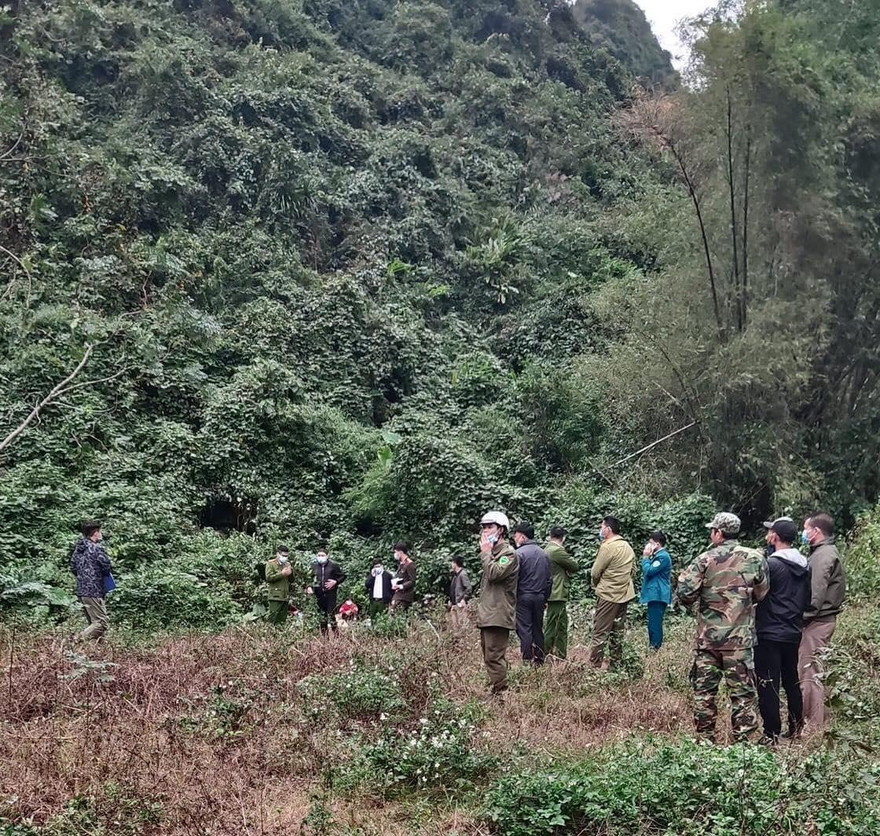 Hiện trường vụ giết người ở thôn Bầm, xã Quyết Thắng, huyện Hữu Lũng (Lạng Sơn) -Ảnh: TL