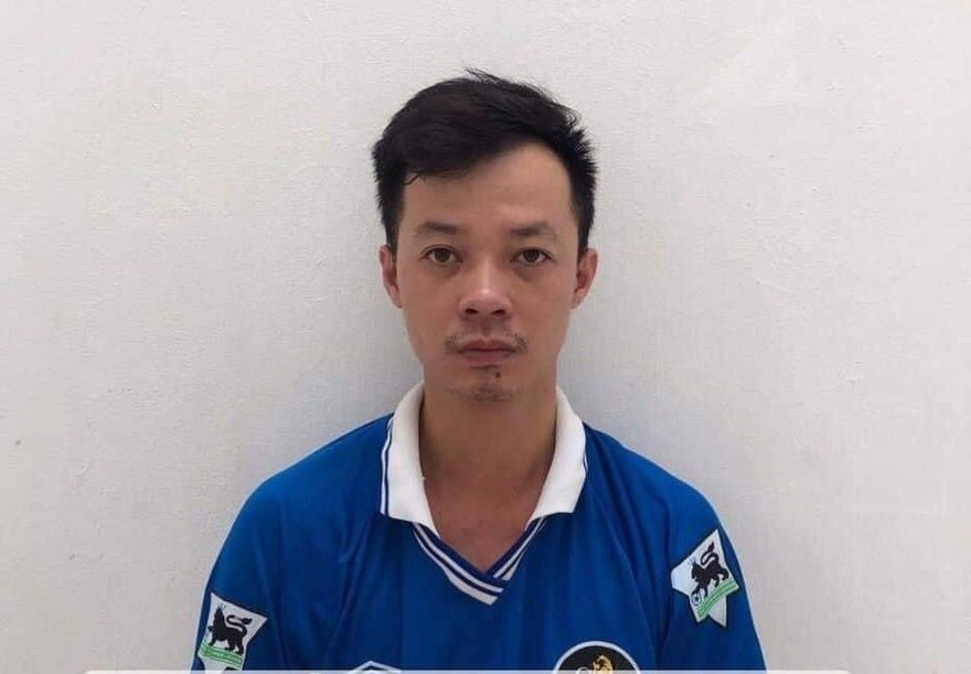 Đối tượng Đàm Văn Huy tại cơ quan điều tra -Ảnh công an Cao bằng