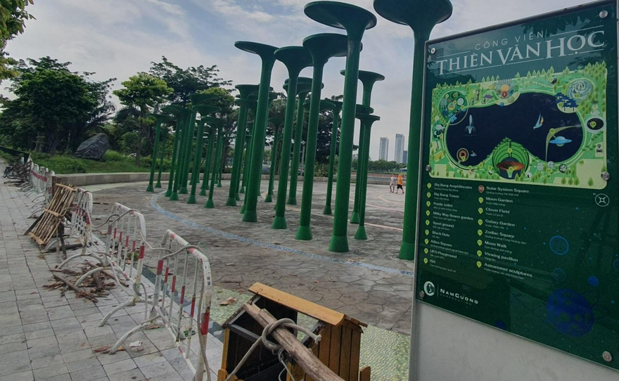 Kỳ lạ công viên rộng 12 ha giữa Thủ đô đã xây xong không đưa vào sử dụng