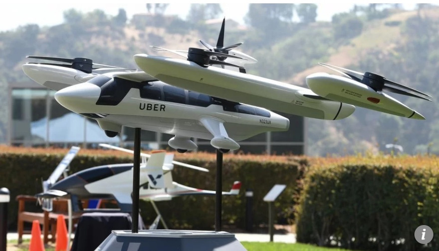 Dịch vụ taxi bay Uber AIR sắp vận hành thử nghiệm tại Tokyo, Dallas và Los Angeles. 