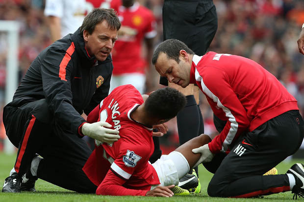 Lingard vừa dính chấn thương.