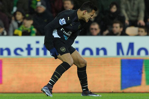 Alexis Sanchez sẽ nghỉ thi đấu hết năm.