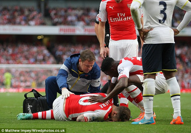 Arsenal tốn quá nhiều tiền cho chấn thương. 