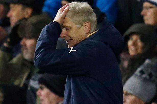 Sự thất vọng của HLV Wenger.