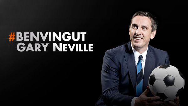 Gary Neville bất ngờ được bổ nhiệm làm HLV trưởng Valencia.