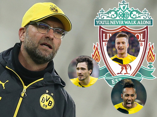 Đến Liverpool, Jurgen Klopp sẽ mang về Marco Reus, Mats Hummels và Pierre-Emerick Aubameyang.