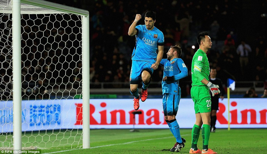 Suarez đã có một trận đấu chói sáng.