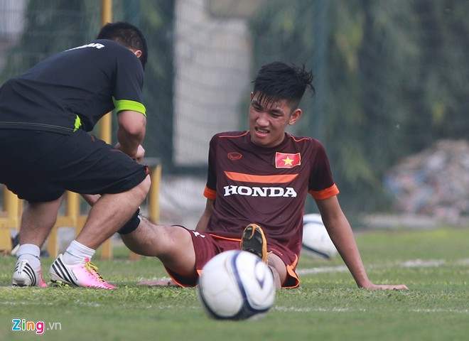 Trọng Đại dính chấn thương nặng.