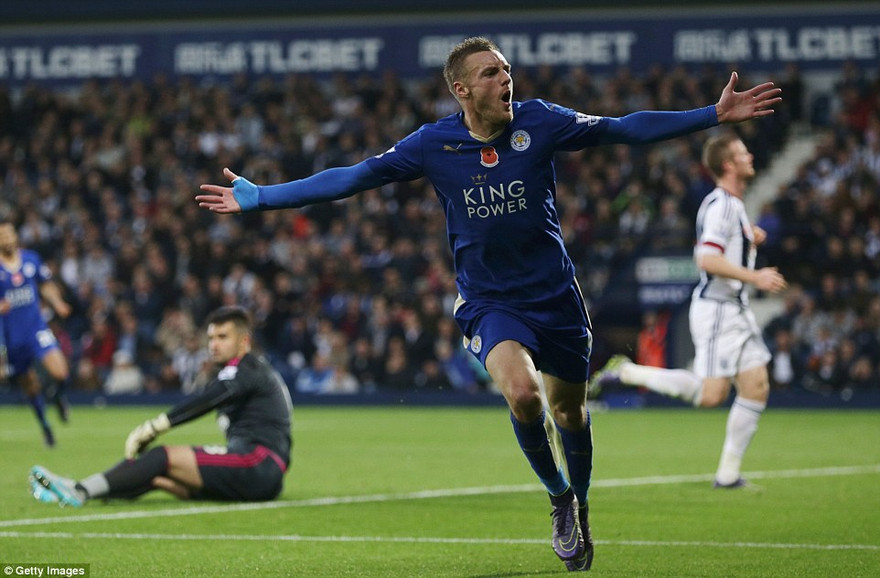 Jamie Vardy đang thể hiện một phong độ quá ấn tượng.
