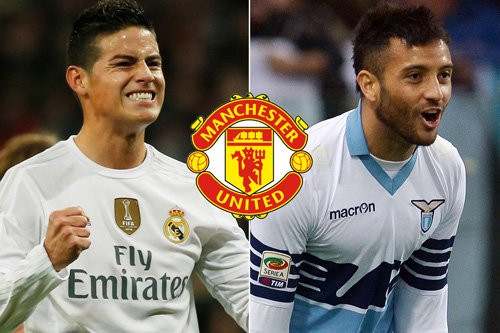 James Rodriguez và Felipe Anderson.