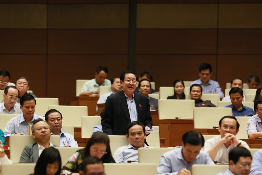 Bộ trưởng Bộ Nội vụ Lê Vĩnh Tân. Ảnh Như Ý