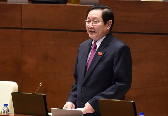 Bộ trưởng Bộ Nội vụ Lê Vĩnh Tân.