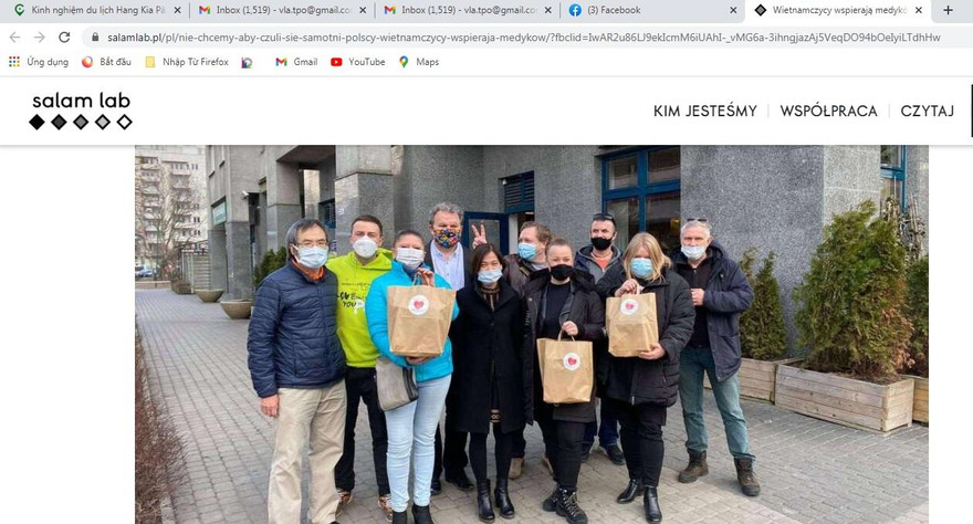 Bài viết ca ngợi sự giúp đỡ của người Việt tại Ba Lan.