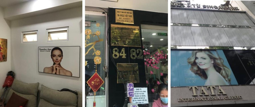Hàng loạt cơ sở thẩm mỹ trái phép vừa bị Thanh tra sở Y tế TPHCM sờ gáy