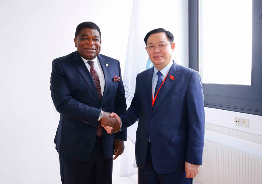 Chủ tịch Quốc hội Vương Đình Huệ đã tiếp Tổng Thư ký Liên minh Nghị viện thế giới (IPU) Martin Chungong