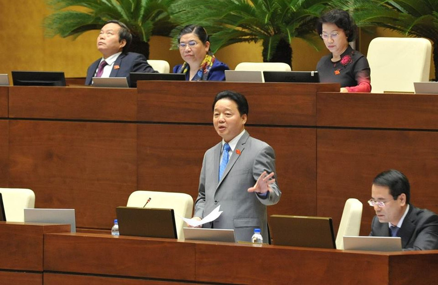 Bộ trưởng Trần Hồng Hà. Ảnh Như Ý