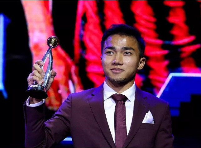 Tiền vệ Chanathip Songkrasin của đội tuyển Thái Lan.