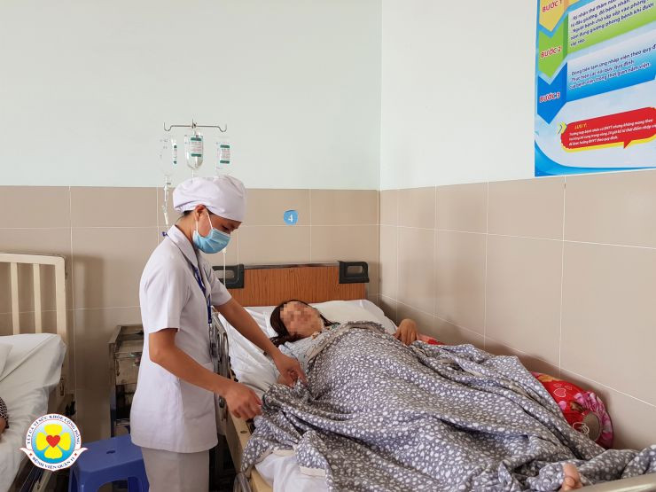 Nữ bệnh nhân đã qua nguy kịch sau khi được các bác sĩ BV quận 11 cứu chữa thành công- ảnh BV cung cấp
