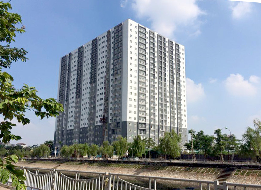 Nhà ở xã hội là một trong các loại nhà sẽ được miễn thuế. Trong ảnh: Nhà ở xã hội Đại Kim, Q.Hoàng Mai, Hà Nội.