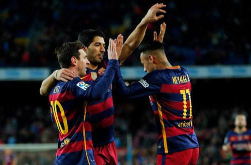 MSN lại lập kỷ lục ghi bàn.