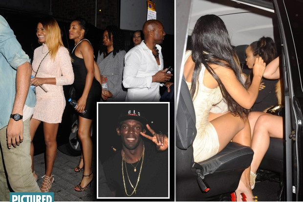 Usain Bolt cùng các người đẹp lên 1 chuyến taxi.