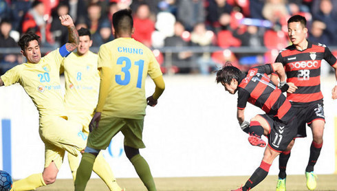 Thua bẽ bàng, Hà Nội T&T rời AFC Champions League.