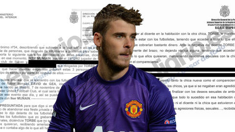 De Gea bị triệu gấp về Tây Ban Nha.