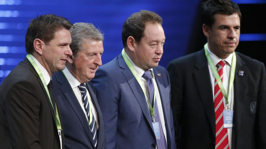 HLV Roy Hodgson và HLV Leonid Slutski.