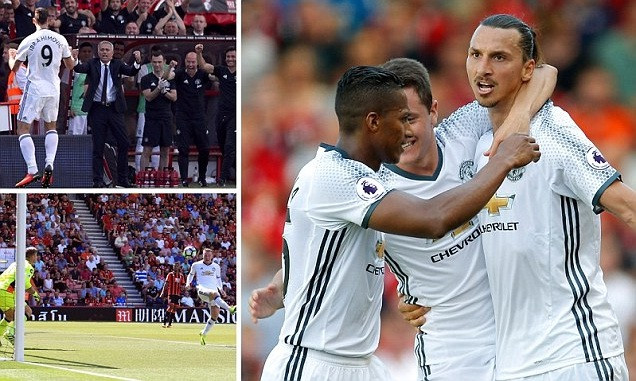 Ibra và HLV Mourinho cùng lập kỷ lục trong chiến thắng của M.U.