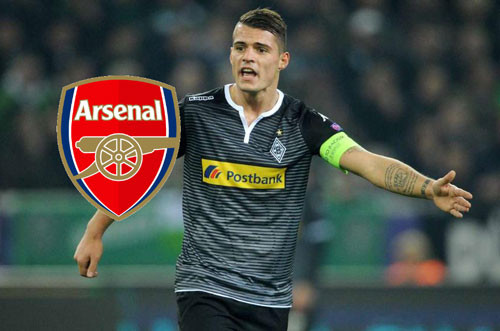 Granit Xhaka - mục tiêu hàng đầu của Arsenal.